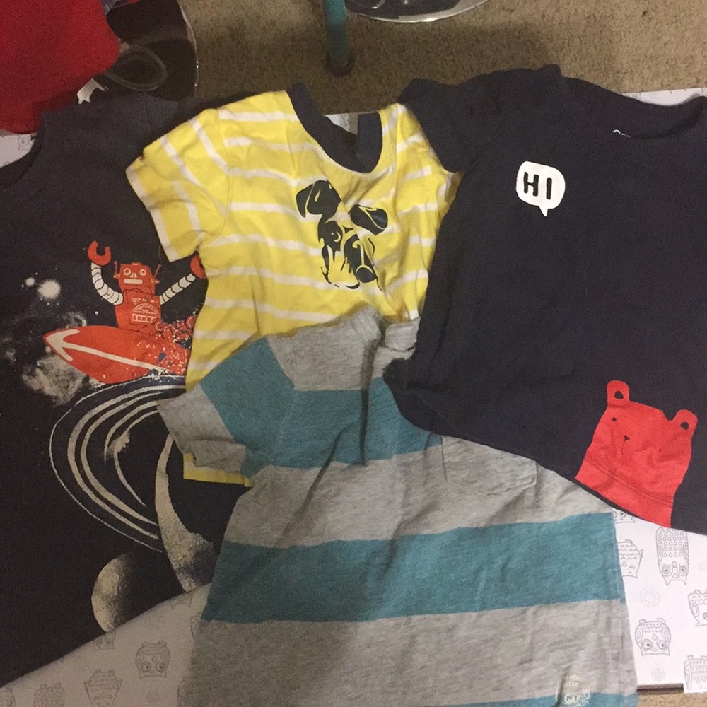 Assorted graphic tees